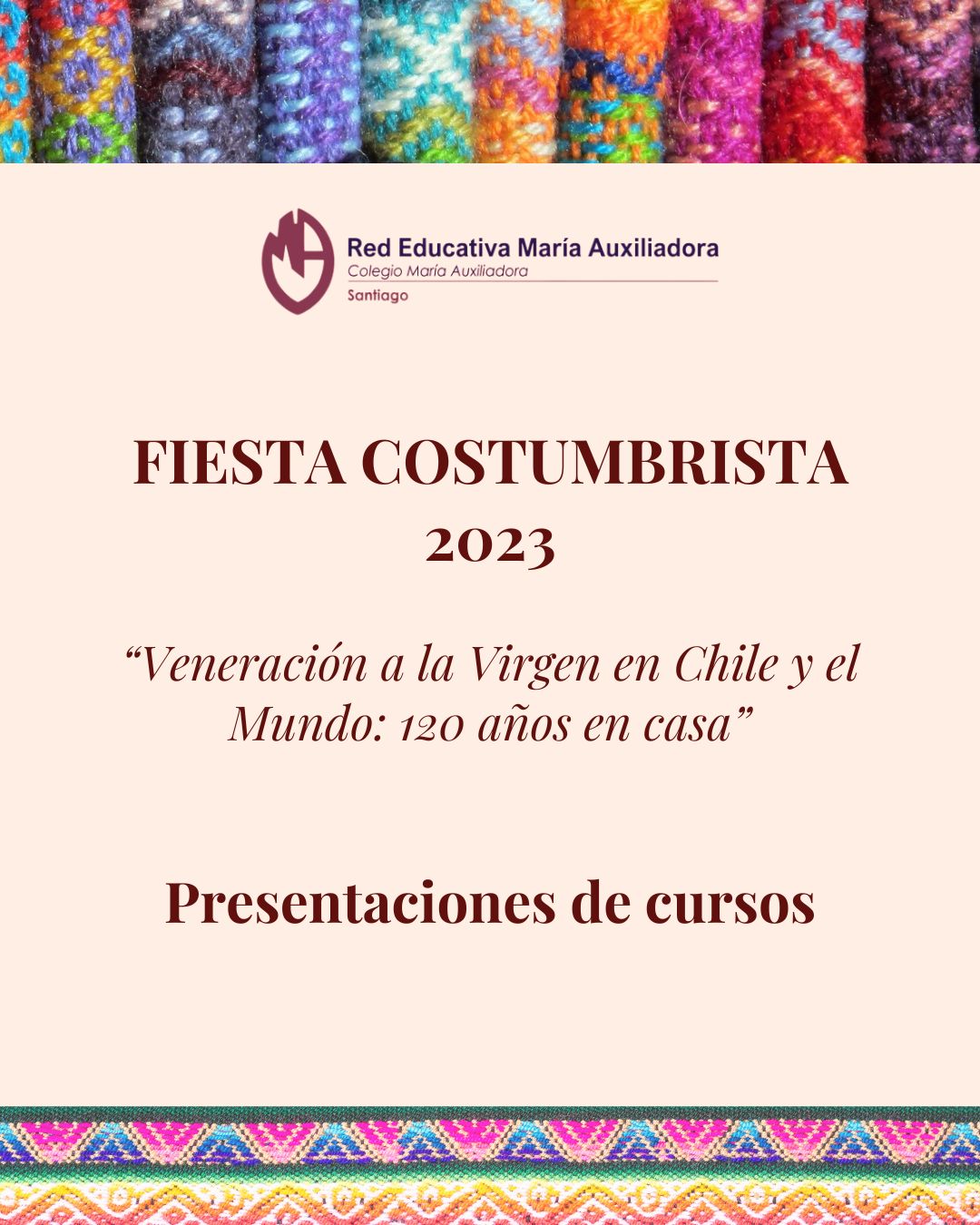 Fiesta Costumbrista - Presentaciones de cursos y galería fotográfica